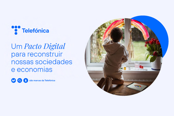 Imagem da capa do Pacto Digital para reconstruÃ§Ã£o das sociedades e economias.