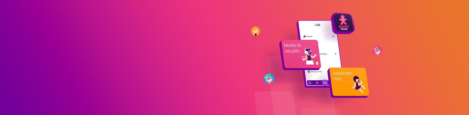 Imagem promocional de Vivo Easy Prime