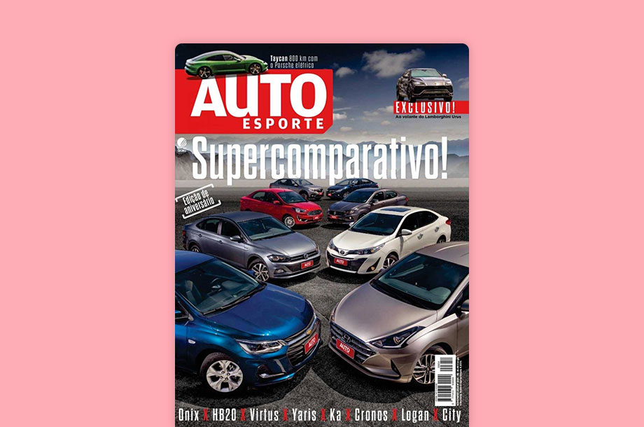 Capa da revista Auto Esporte.