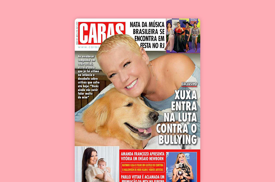 Capa da revista Caras.