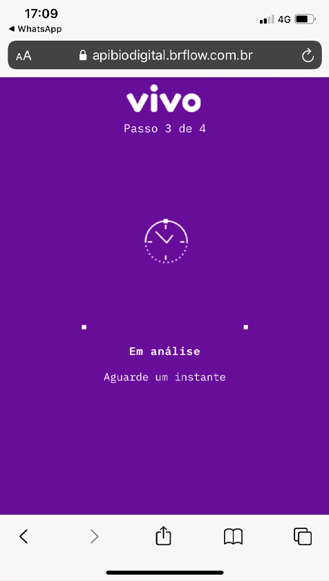 Printscreen da tela do BrSafe