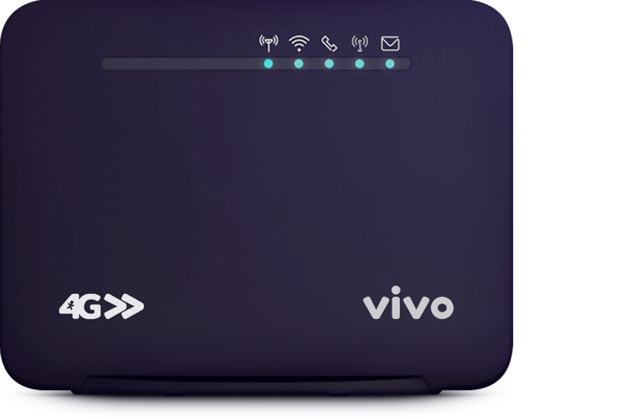 Imagem ilustrativa de um roteador Vivo Box