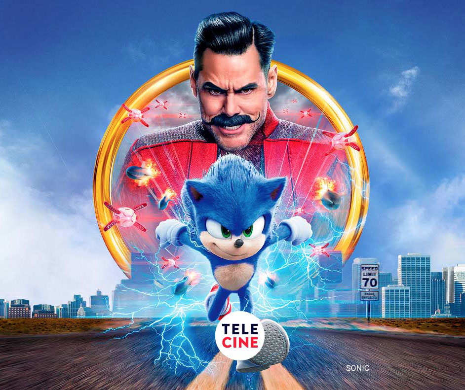 Imagem de divulgação do filme Sonic