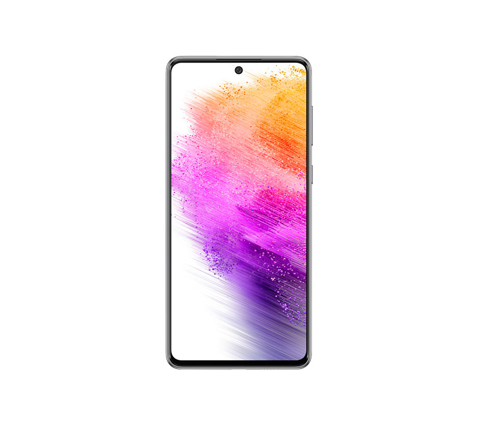 Imagem do smartphone Samsung Galaxy A73.