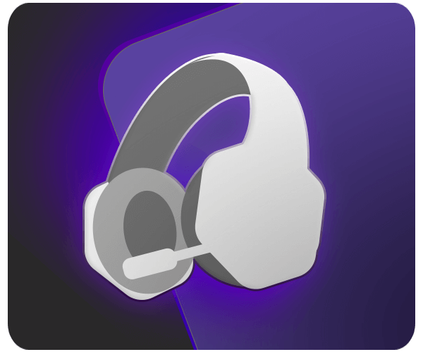 Ilustração de um headset.