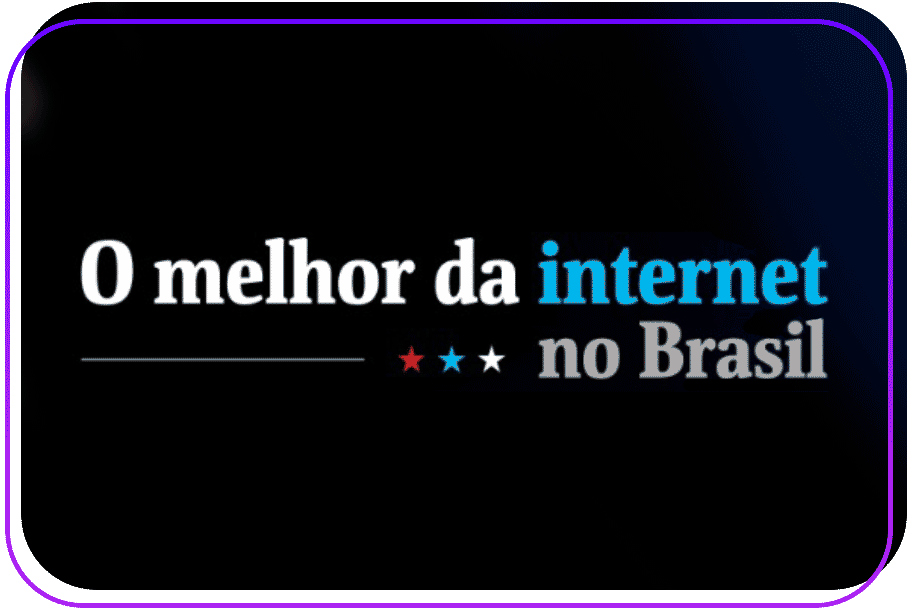 Selo do prêmio O Melhor da Internet no Brasil.