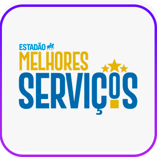 Logo do prêmio Estadão Melhores Serviços.