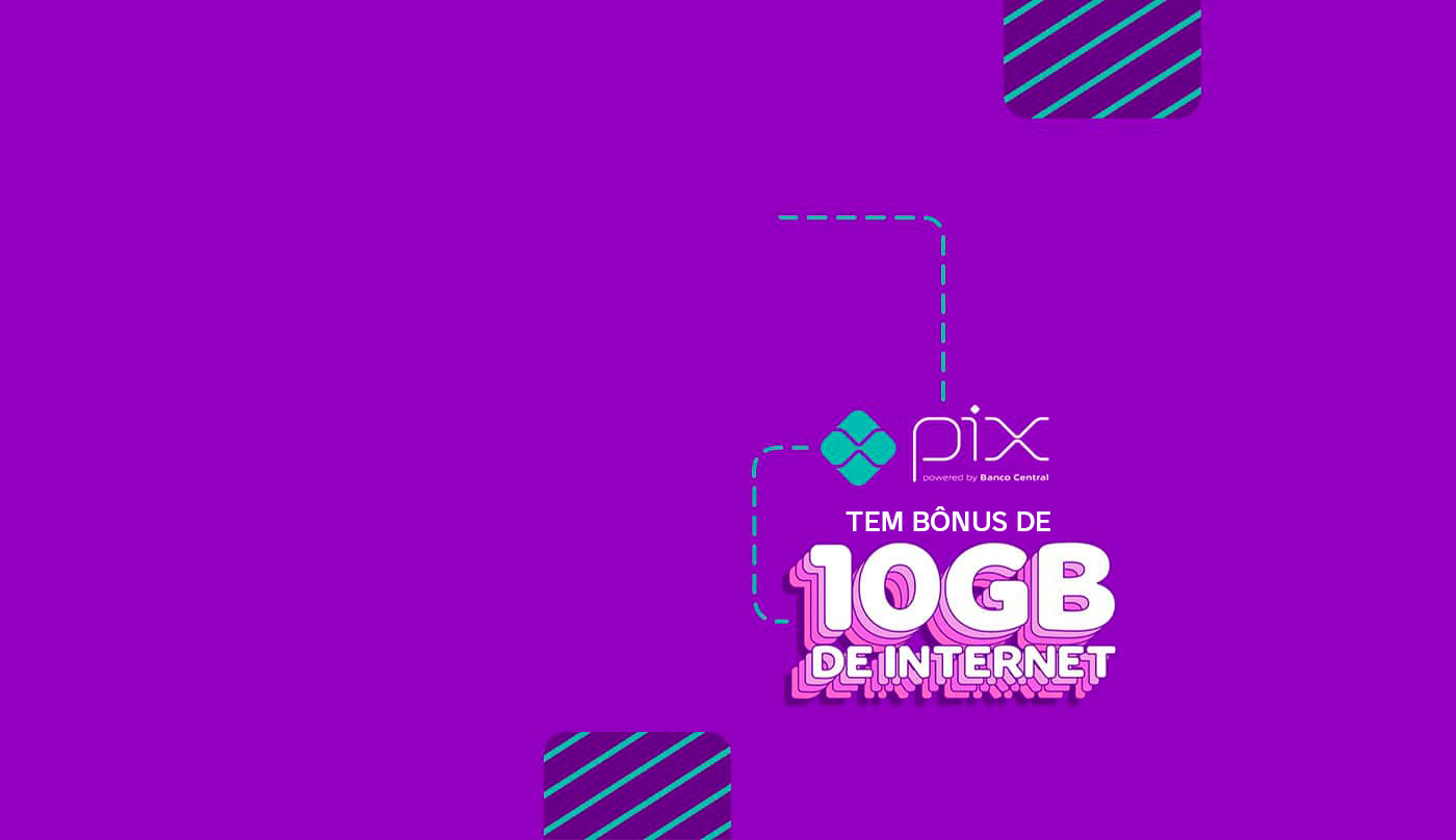 Lê-se: "Tem bônus de 10gb de internet."