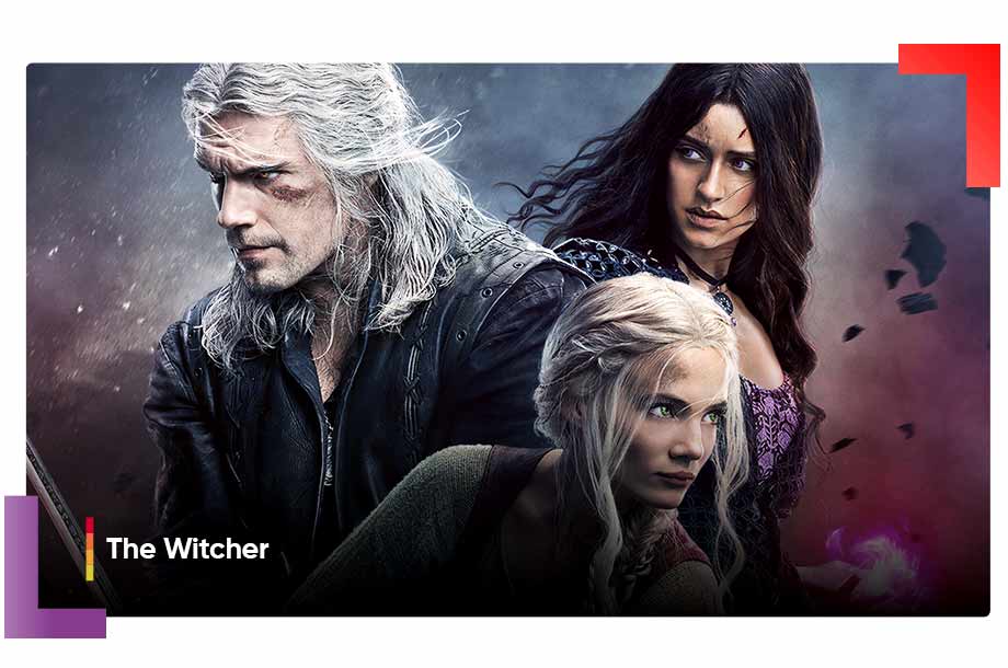 Imagem promocional da série "The Witcher".