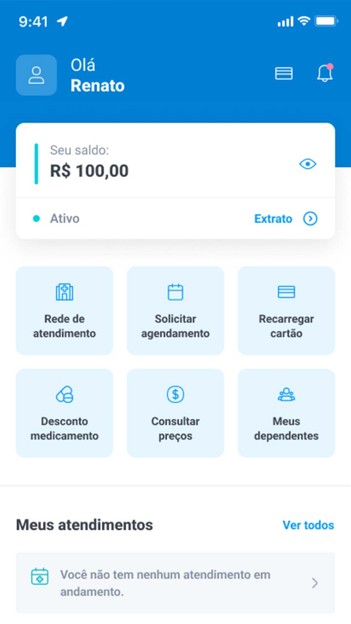 Imagem com o logo do app Vida V.