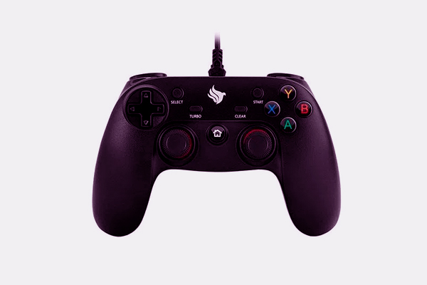 Imagem de um controle de videogame gamer