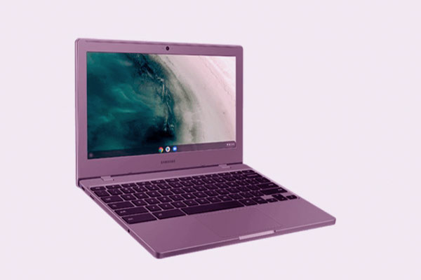 Notebook aberto