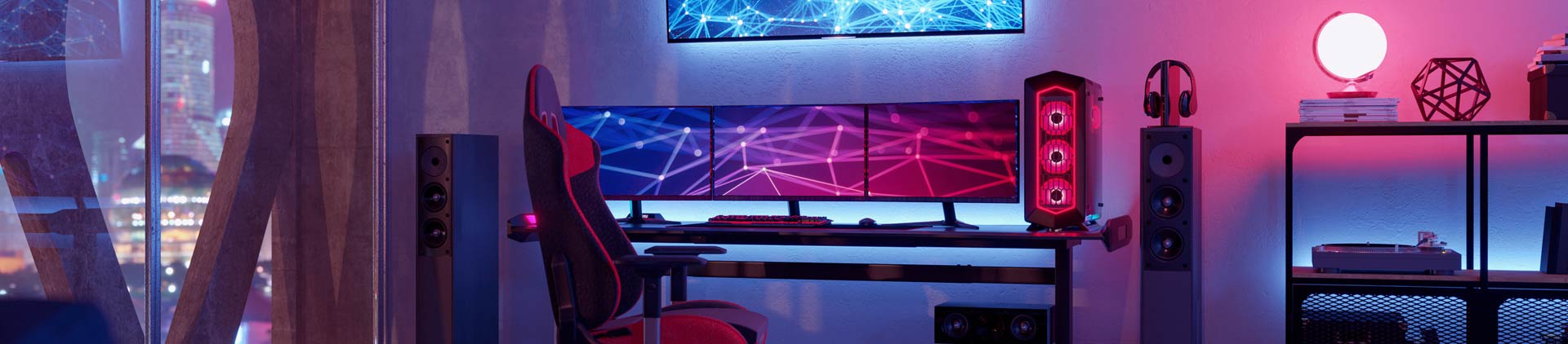 Imagem de escritório gamer