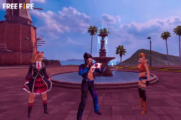 Cena do jogo para celular Free Fire