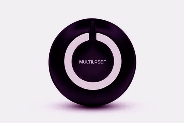 Imagem do  Controle Remoto Universal Inteligente Wi-Fi Multilaser Liv, na cor preto. 