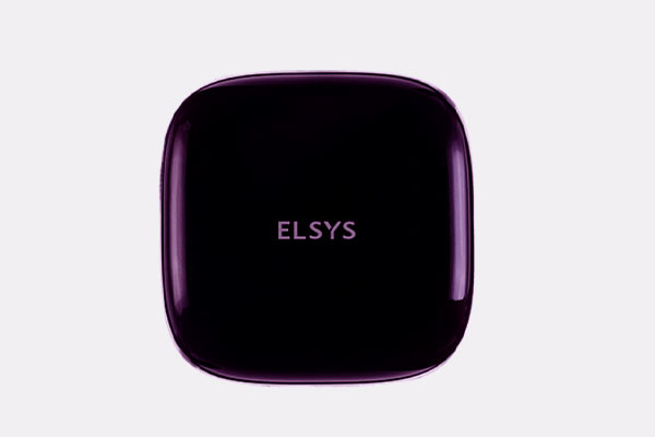 Imagem do Controle Inteligente Universal Elsys Infravermelho , na cor preto. 