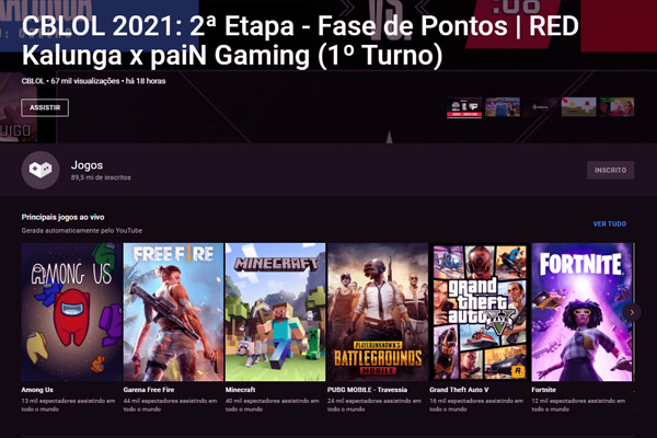 Imagem de streaming