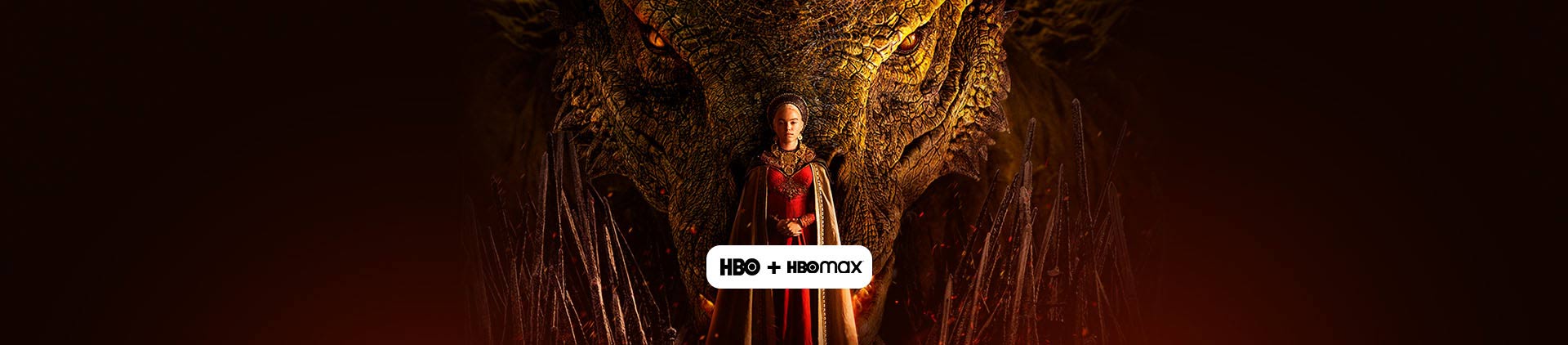Cartaz da série "A Casa do Dragão".