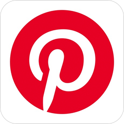 Ícone do aplicativo Pinterest.