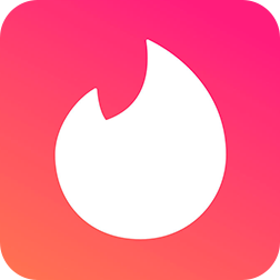 Icone do aplicativo Tinder.