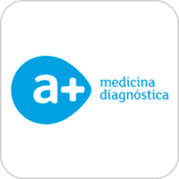 Logo do laboratório a+.