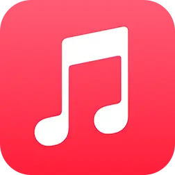 Logo do app Apple Music.