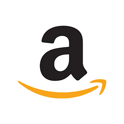Logo encurtado da Amazon com um "A" e uma seta laranja embaixo.