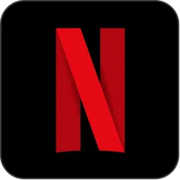 Logo da marca Netflix.