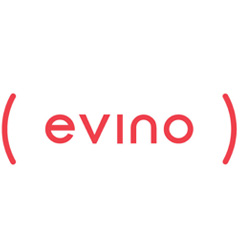 Logotipo da loja Evino.