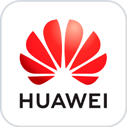 Pastilha com o logo da Huawei