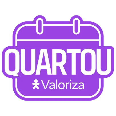 Ícone de um calendário. Lê-se: "Quartou Valoriza".